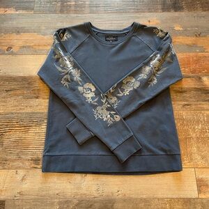 NWOT Lucky Brand Blue Sweatshirt, S